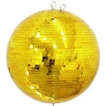 Bola de discoteca espejada EUROLITE 50120037 40 cm – superficie dorada