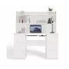 Conjunto escritorio KUBA + Extension Piece, blanco