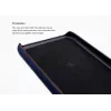 Funda trasera con compartimento para tarjetas VixFox para Samsung S9, azul marino, cubierta trasera protectora para móvil con compartimento para tarjetas