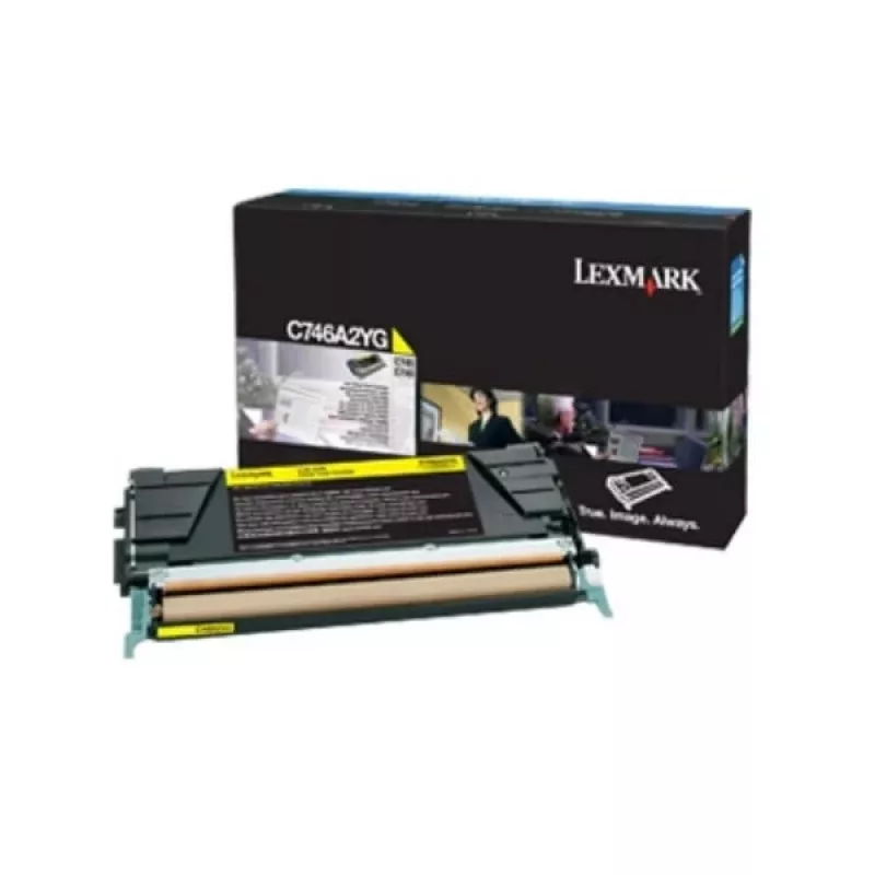 Cartucho de tóner Lexmark C746A3YG 10000 páginas Amarillo