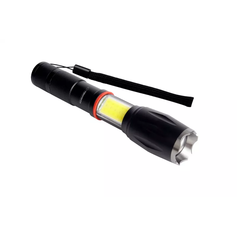 Linterna de mano Esperanza Dione negra LED
