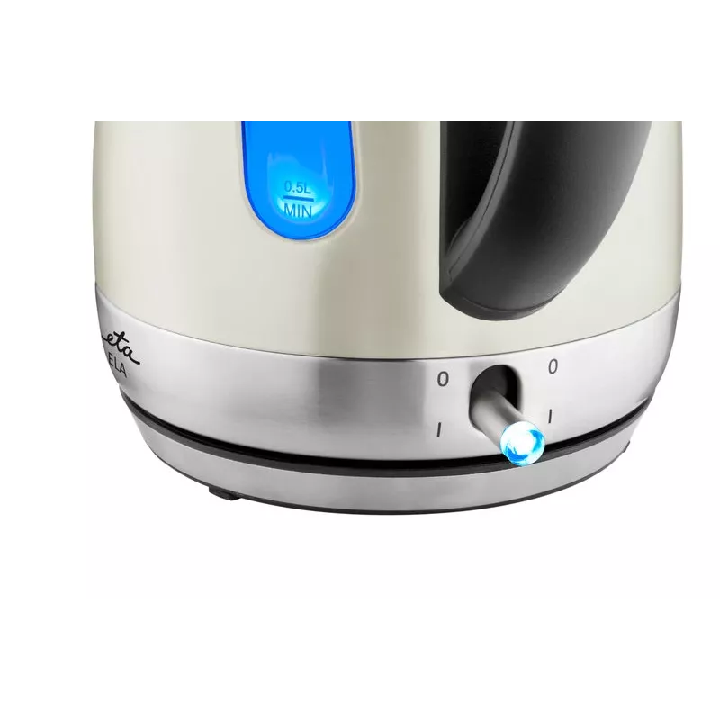 ETA | Hervidor | ELA ETA859890070 | Estándar | 2100 W | 1,7 L | Acero inoxidable | Base giratoria 360° | Crema