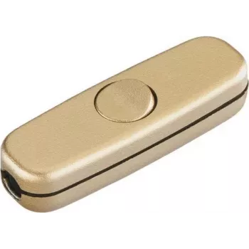 Bachmann 924.046 - Interruptor basculante - 1 polo - Oro - 250 V - 67 mm - 22 mm