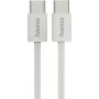 Hama Fabric Cable de carga USB-C a USB-C 1 m, nailon, beige