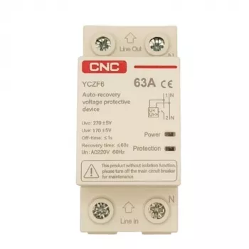 Interruptor automático con protección autorrecuperable CNC EL240302 1P+N 63A 230V
