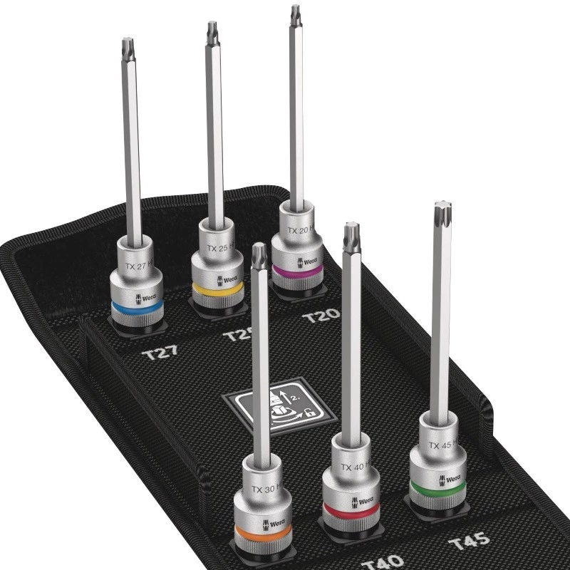 Juego de puntas de destornillador Wera 8767 C TX HF 2