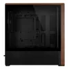Caja de PC Lian Li Lancool LAN217X Midi Tower Negra, Madera