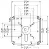 Caja de conexiones estanca IP66 ALLNET ALL-CAM2496-LEFN para instalaciones de cámara exterior