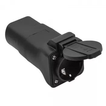 Akyga AK-SC-E29 Adaptador de estación de carga, Type-2 (macho) a toma Schuko, 13 A, 3,5 kW