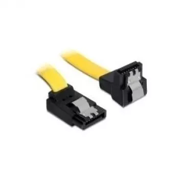 Cable SATA conector macho/macho DeLOCK 0,3 m amarillo 82820