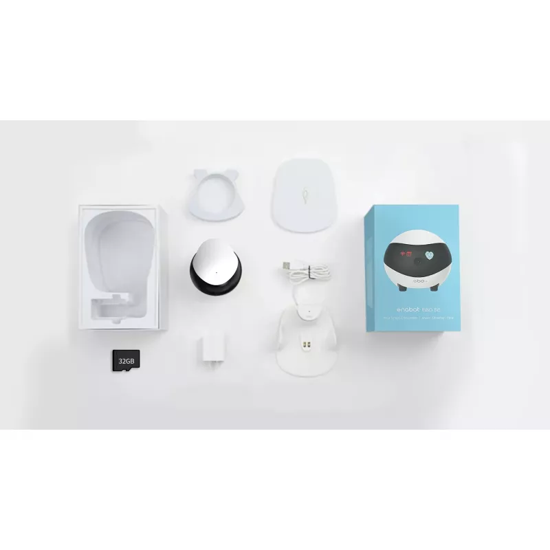Cámara IP robot Enabot EBO SE compacta N/A MP N/A 16 GB almacenamiento externo, admite máx. 256 GB