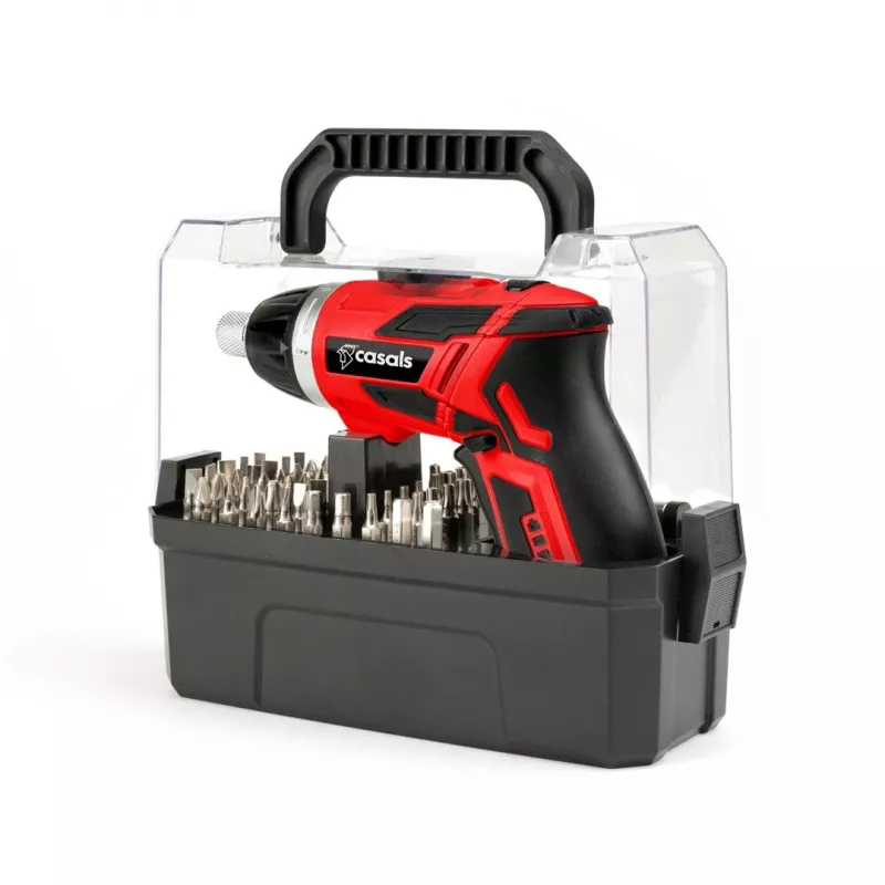 Destornillador eléctrico inalámbrico con accesorios 3,6 V CASALS C01310000
