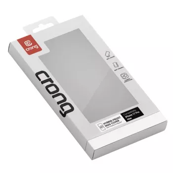 Funda Crong Hybrid Frost MAG Cover con MagSafe para iPhone 17 Pro Max Frosted Negro