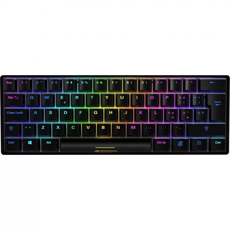 SKILLER SGK50 S4, teclado gaming negro, distribución IT, Kailh Red
