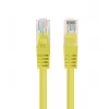 Cable de parcheo Cat.5e UTP 1 m amarillo FLUKE PASSED LANBERG pack de 10
