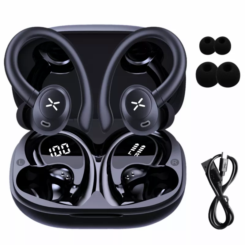 Auriculares deportivos inalámbricos MANTA Rytmo Sport 2 MATWS012BK — True Wireless, in-ear, negro