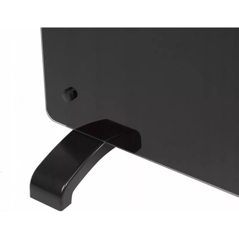 Carruzzo Q20F1 calefactor de vidrio negro
