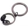 Llavero TROIKA Metalldesign auriculares KR17-07/GM, accesorio compacto para llaves y bolsos
