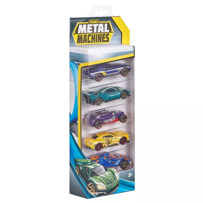 Zuru Metal Machines coches de metal fundido a presión (5 uds.) 1:64, serie 2, surtidos