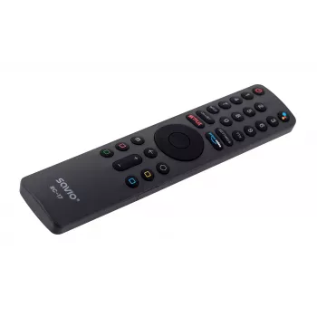 Mando a distancia TV SAVIO RC-17 IR/Bluetooth, compatible con 20 dispositivos, alcance 10 m, negro