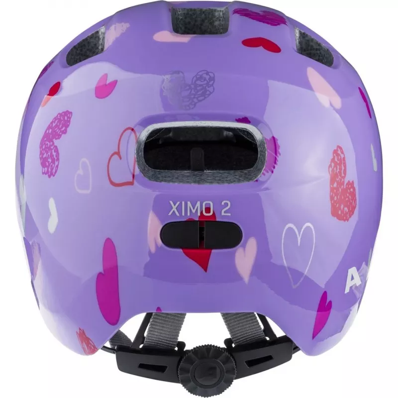 Casco de bicicleta ALPINA XIMO 2 PURPLE HEARTS GLOSS 49-54