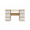 Conjunto escritorio KUBA roble Artisan/blanco