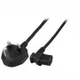 Microconnect PE090420A Cable de alimentación negro 2 m BS 1363 conector hembra C13