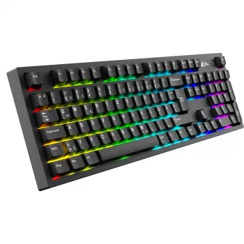 Sharkoon OfficePal KB70W Mech teclado mecánico, Linear Silent, distribución DE