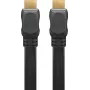 Goobay | Cable HDMI plano High Speed con Ethernet | 61279 | conector macho HDMI (Type-A) | HDMI (Type-A) | HDMI a HDMI | 2 m