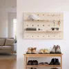 Maclean MC-130 WD panel organizador de madera, 40x60 cm, máx. 20 kg