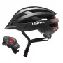 Casco de bicicleta de montaña Bluetooth 58-62 cm LED/SOS/Intercom negro