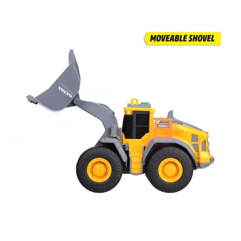Dickie Toys Volvo cargadora de ruedas con luz y sonido (203723006)