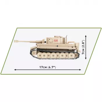 Cobi escala 1:48 PzKpfw VI Tiger 131 maqueta