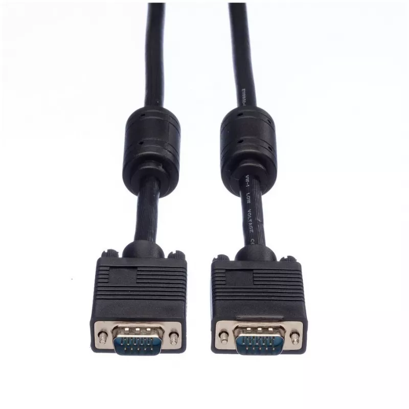 Cable VGA ROLINE High Quality Ferrite DDC HD15 M/M 20 m
