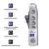 Protector contra sobretensiones Qoltec 50272 Gris 5 tomas AC 230V 3m