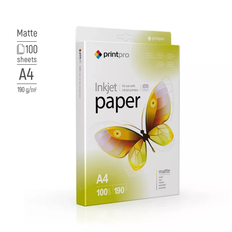 Papel fotográfico A4 Colorway PME190100A4 mate 190 g/m² inyección de tinta