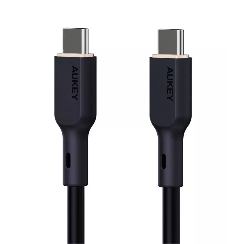AUKEY CB-SCC241 USB-C Power Delivery PD 240W 5A 20V 1m nailon negro - D