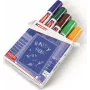 Rotulador de tiza Edding 4090 punta biselada azul marrón verde naranja 5 uds.