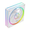 Ventilador de caja MODECOM VOLCANO LOOP 120 ARGB blanco – 120 mm, iluminación ARGB, compatible con PWM, 400–1400 rpm