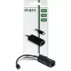 Inter-Tech Argus IT-811 - Adaptador de red - USB-C - Gigabit Ethernet - Negro (88885438)