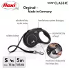 Flexi New CLASSIC 5 m negro Correa retráctil para perros