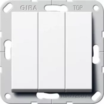 GIRA 284403 Interruptor eléctrico 1P blanco (284403)