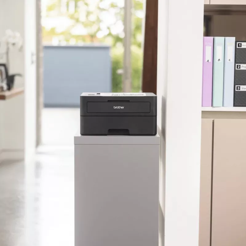 Impresora láser Brother HL-L2460DNYJ1 — A4 monocromo, 34 páginas/min., dúplex, Ethernet, 128 MB, alimentador de 251 hojas