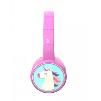 Denver BTH-106P auriculares/headset con cable e inalámbricos diadema llamadas/música Bluetooth rosa