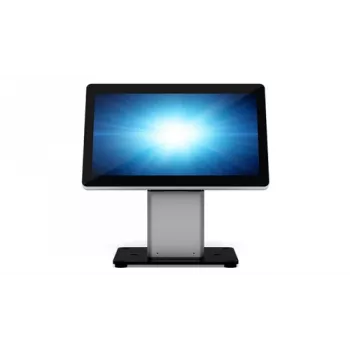 Soporte de mostrador compacto de autoservicio Elo - Soporte - para terminal TPV - Negro/Plata - para Elo 1502L, 2002L, 2202L, 2402L, 2702L, I-Series ESY15i2, ESY15i5, ESY22i2, ESY22i5 (E514693)