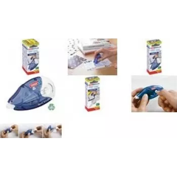Corrector de cinta TESA 59880 14 m azul blanco 1 unidad