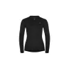 Odlo BL TOP Cuello redondo manga larga ACTIVE WARM ECO Camiseta de mujer, talla S, negra