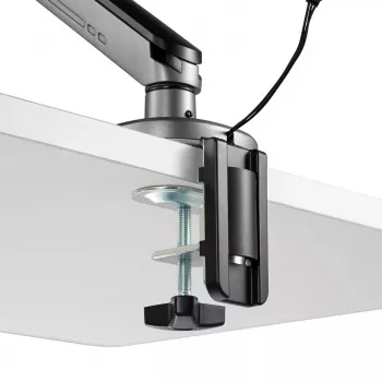Soporte para monitor gaming NanoRS 17-32 con iluminación LED RGB soporte de mesa regulable en altura giratorio inclinable máx. 9 kg VESA 75x75 / 100x100