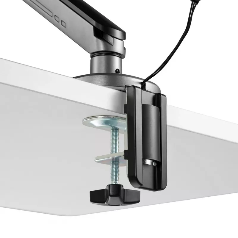 Soporte para monitor gaming NanoRS 17-32 con iluminación LED RGB soporte de mesa regulable en altura giratorio inclinable máx. 9 kg VESA 75x75 / 100x100
