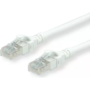 Cable de red Cat.6 UTP ROLINE, nivel de componentes, LSOH, blanco, 1,0 m (21.15.2561)